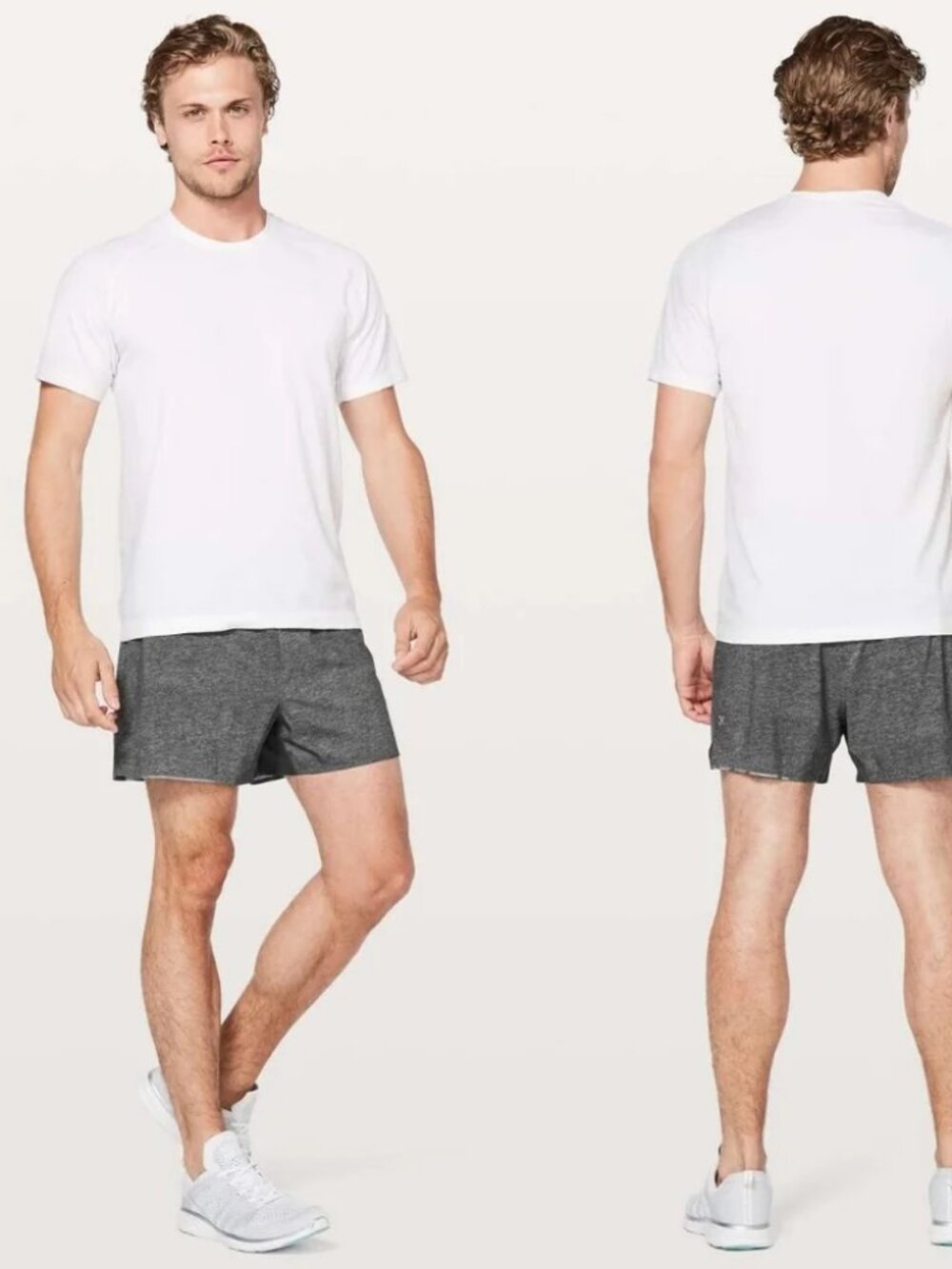 Lululemon Surge Athletic Shorts Out of Mind Liner 4" Size Small Grey